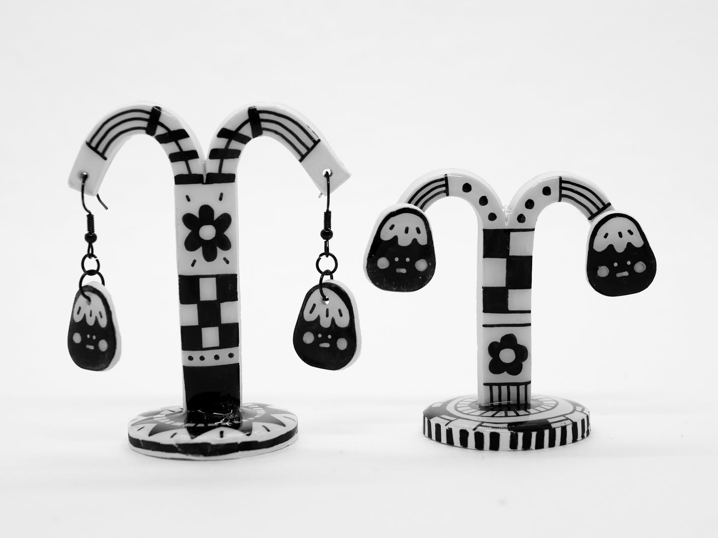 Mini Mountain Earrings