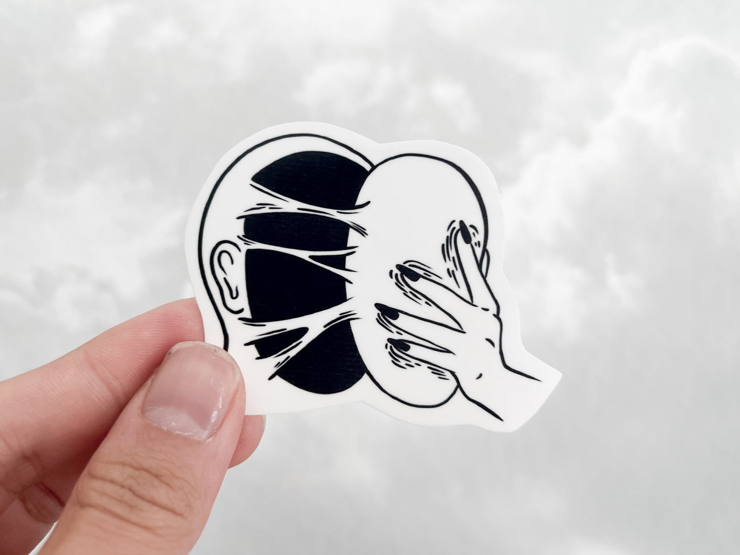 Face Pulling Sticker
