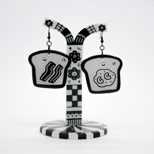 Breakfast Toast Earrings