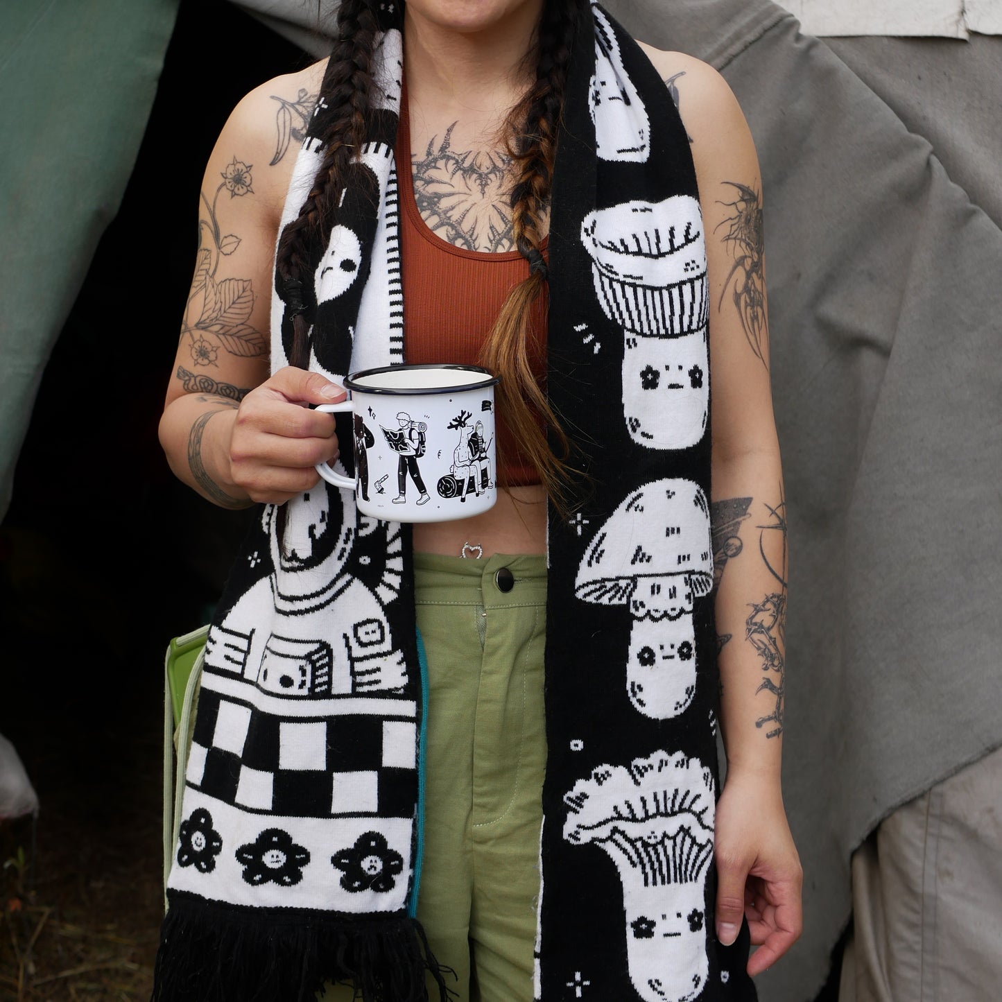 Enamel Camping Mug