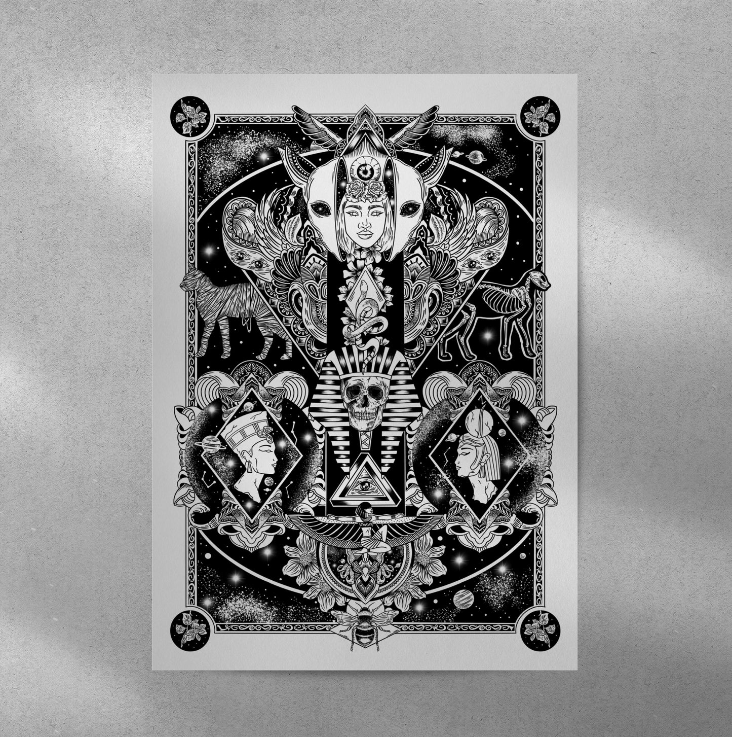 King Tut Art Print