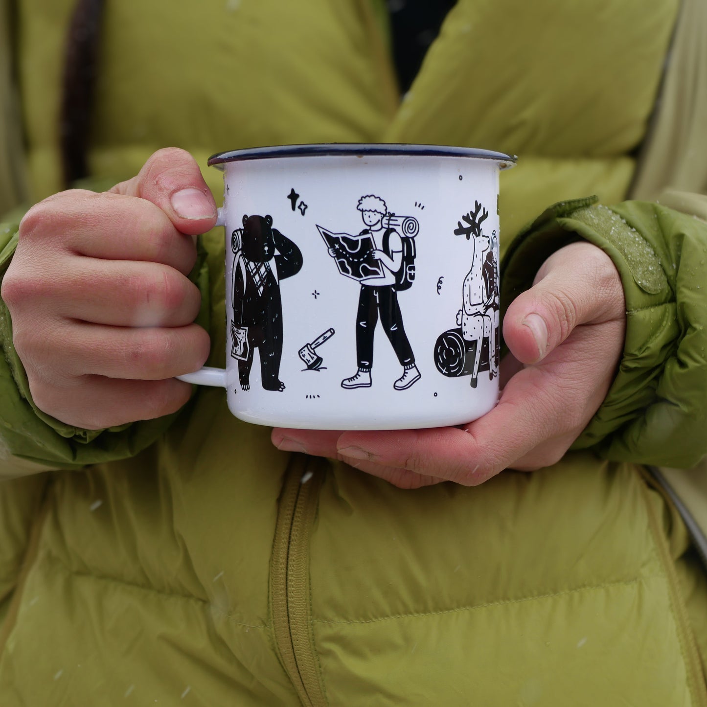 Enamel Camping Mug