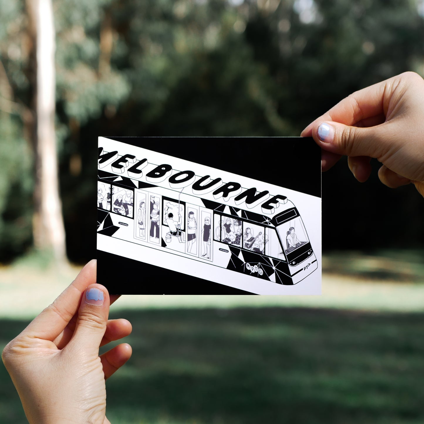 Melbourne Tram Post Card