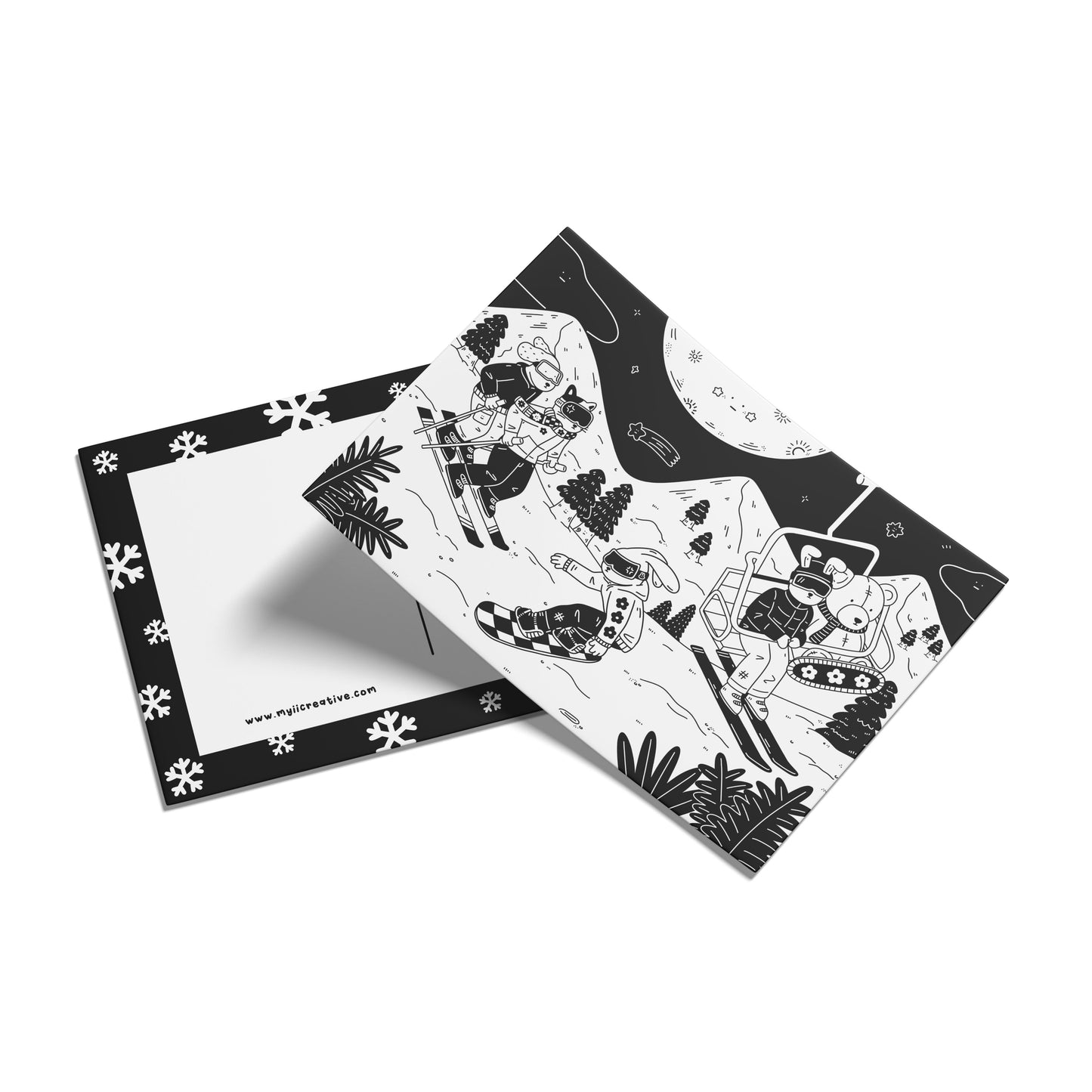 Snow Much Fun Postcard