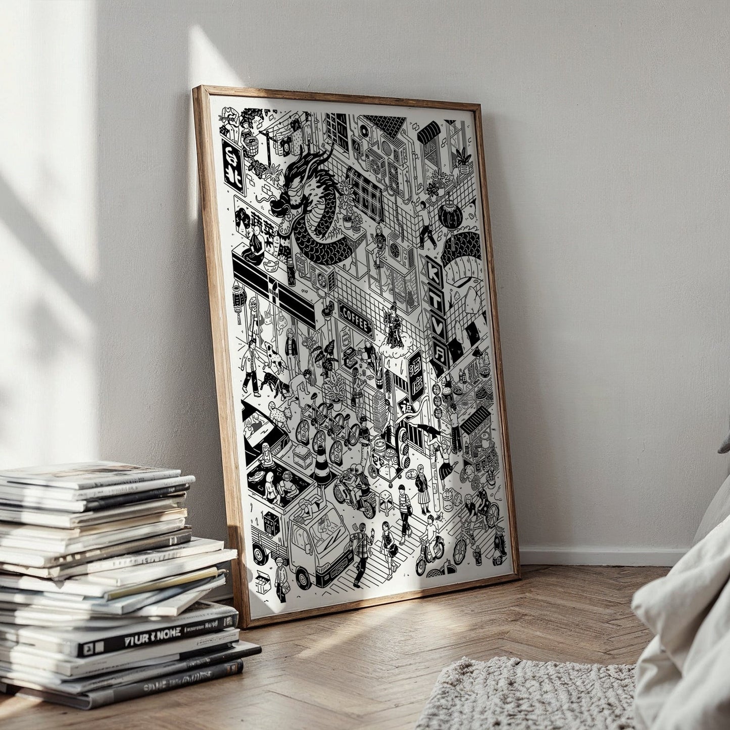 Taipei Art Print