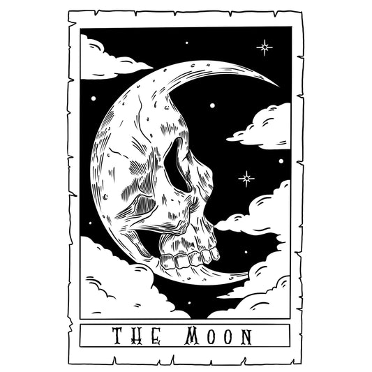 The Moon Tarot Card Sticker