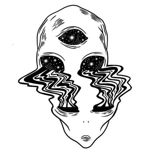 Alien Sticker