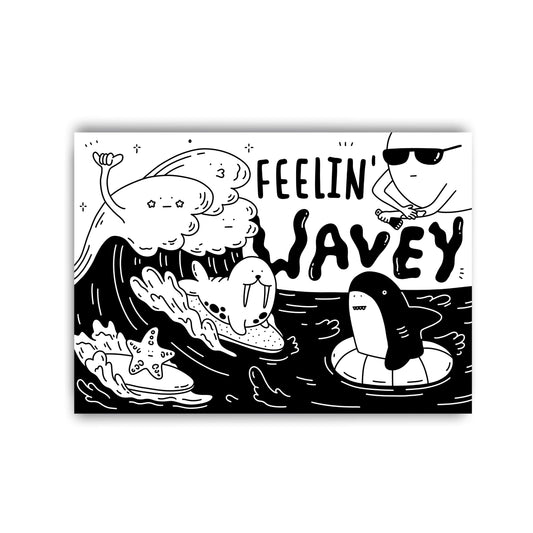 Feelin’ Wavey Postcard