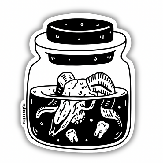 Ram Skull Sticker