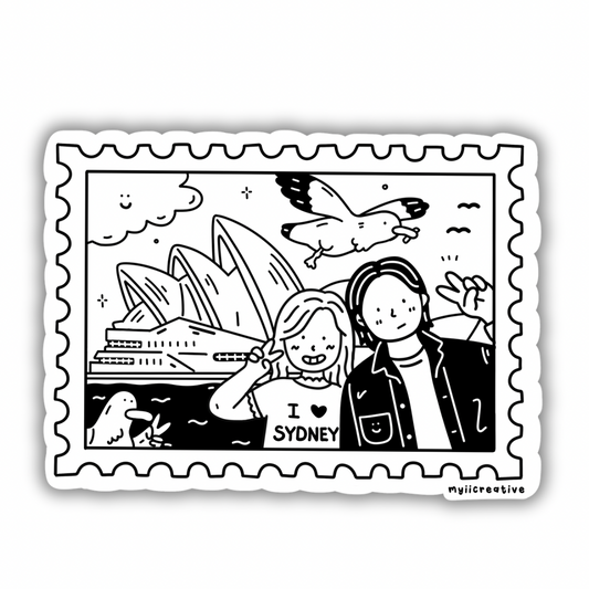Sydney Stamp Sticker