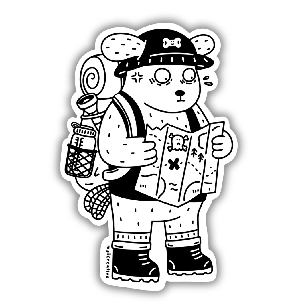 Take A Hike Sticker