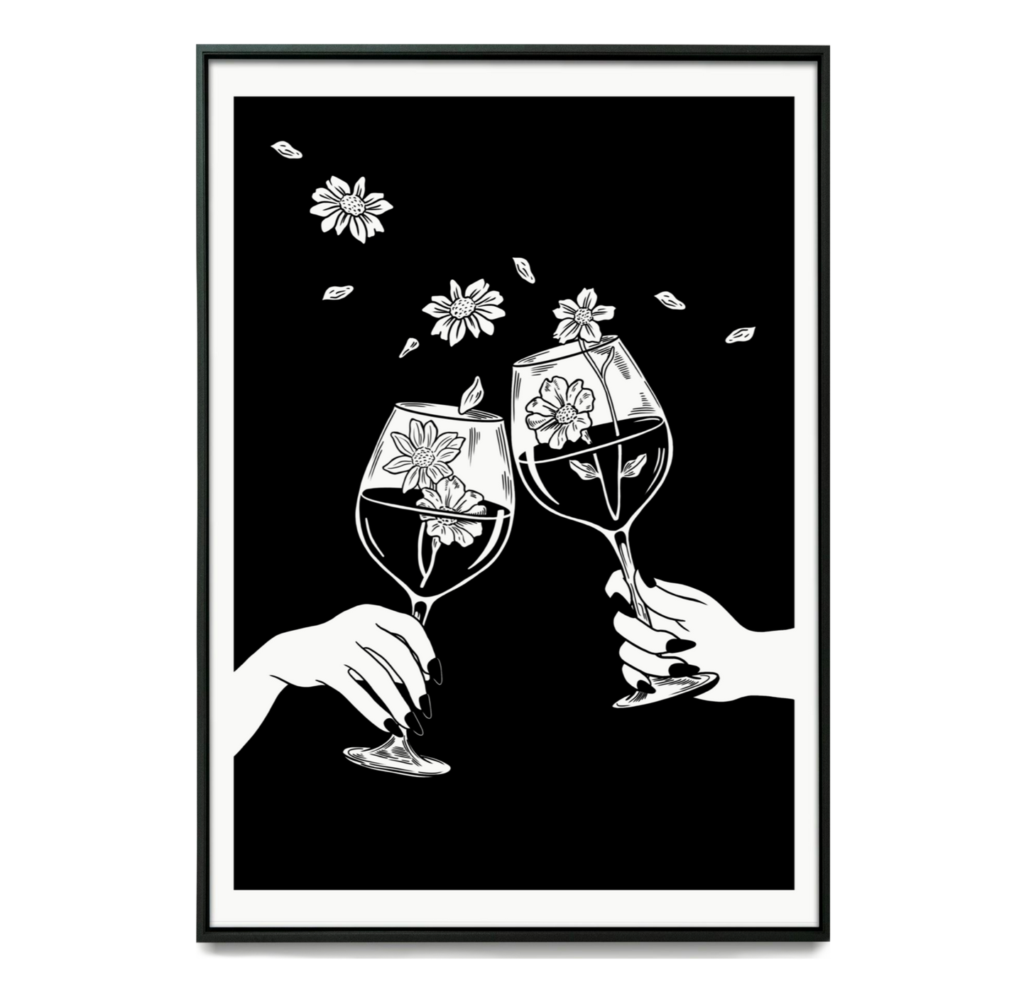 Wine Glass Art Print