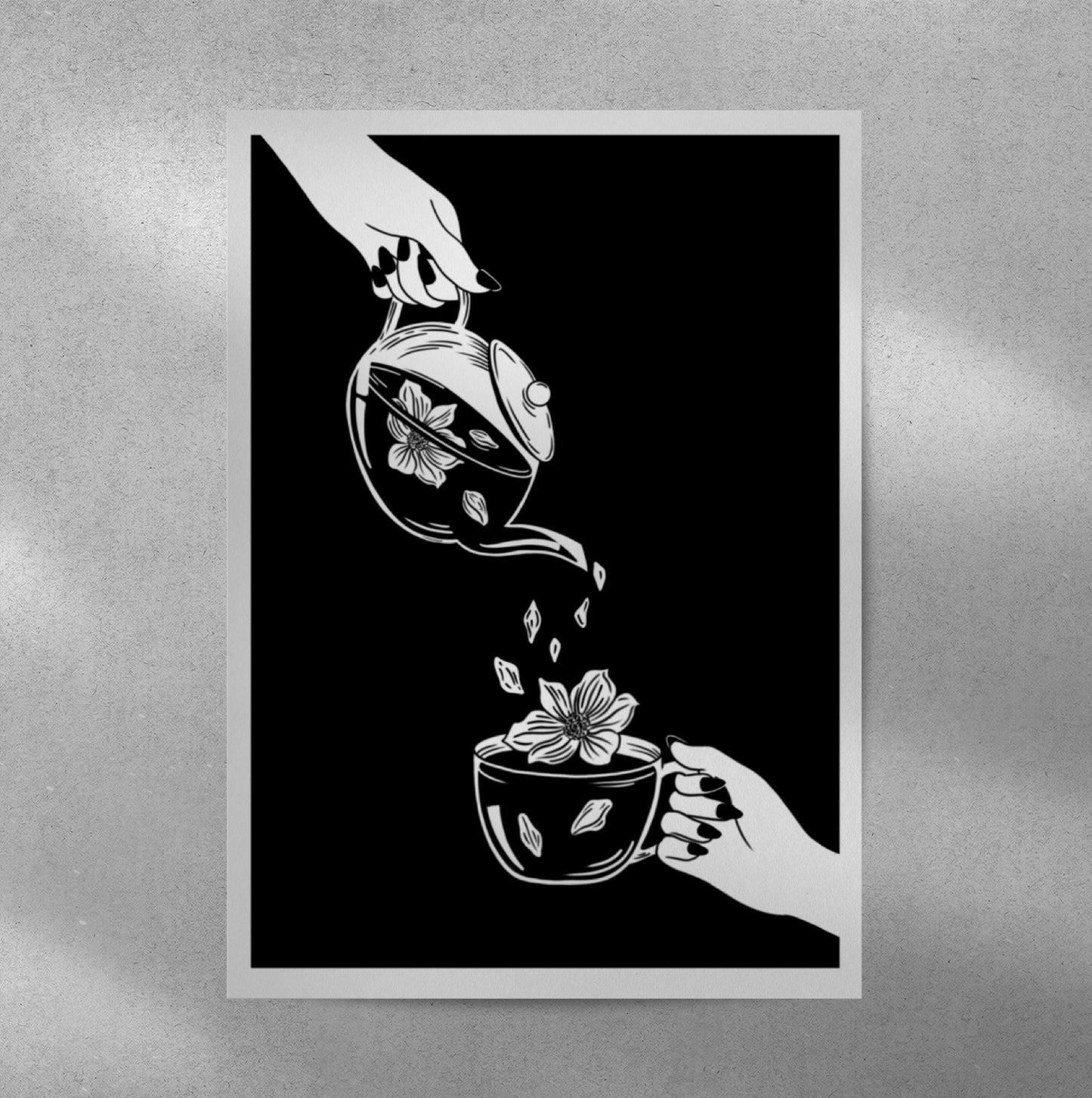 Wine Glass Art Print